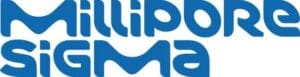 Blue and white logo with partial text.